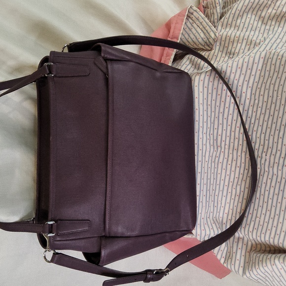 Large Coach  26353 eggplant purple Diaper bag changing pad - Picture 2 of 10